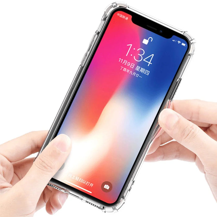 10PCS Slim-Fit 1.5mm Phone Case for iPhone 13 Pro , Drop Protection Clear Acrylic+TPU Shell Phone Cover - 6