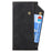 ESEBLE Star Series Phone Stand Case for Google Pixel 7a Zipper Pocket Wallet Leather Phone Cover - Black - 7