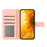 HT04 For Realme 11 Pro 5G / 11 Pro+ 5G Phone Case Sunflower Pattern Leather Wallet Stand Shell with Shoulder Strap - Light Pink - 2