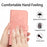 HT04 For Realme 11 Pro 5G / 11 Pro+ 5G Phone Case Sunflower Pattern Leather Wallet Stand Shell with Shoulder Strap - Light Pink - 4