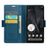 For Google Pixel 8 Pro Leather Case CASEME 023 RFID Blocking 3 Card Slot Mobile Cover - Blue - 2