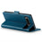 For Google Pixel 8 Pro Leather Case CASEME 023 RFID Blocking 3 Card Slot Mobile Cover - Blue - 3