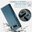 For Google Pixel 8 Pro Leather Case CASEME 023 RFID Blocking 3 Card Slot Mobile Cover - Blue - 7
