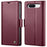 For Google Pixel 8 Leather Case CASEME 023 RFID Blocking 3 Card Slot Mobile Cover - Red - 1