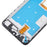 For Honor X7a 4G OEM Grade S LCD Screen and Digitizer Assembly + Frame Replacement Part (without Logo) - Silver - 4