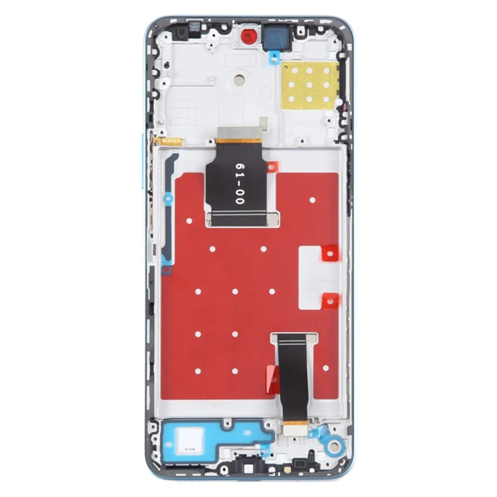 For Honor X8a 4G OEM Grade S LCD Screen and Digitizer Assembly + Frame Replacement Part (without Logo) - Blue - 3