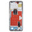 For Honor X8a 4G Grade C LCD Screen and Digitizer Assembly + Frame Repair Part (without Logo) - Black - 3