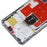 For Honor X8a 4G Grade C LCD Screen and Digitizer Assembly + Frame Repair Part (without Logo) - Black - 5