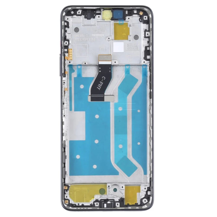 For Huawei nova Y90 4G Grade C LCD Screen and Digitizer Assembly + Frame Phone Replacement Part (without Logo) - Black - 3