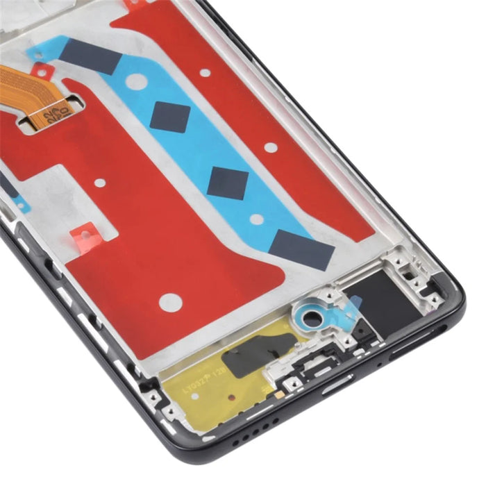 For Honor X30 5G Grade C LCD Screen and Digitizer Assembly + Frame Replacement Part (without Logo) - Black - 4