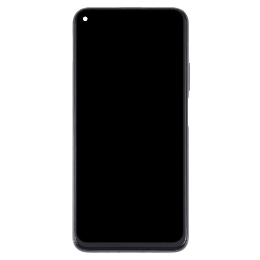 For Honor 20 / Huawei nova 5T 4G Grade C LCD Screen and Digitizer Assembly + Frame Part (COG Technology) (without Logo) - Black - 2