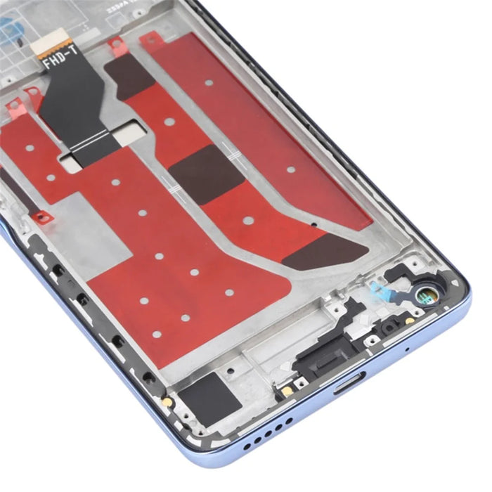 For Huawei nova 9 SE OEM Grade S LCD Screen and Digitizer Assembly + Frame Replacement Part (without Logo) - Blue - 4
