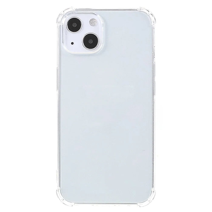 10Pcs For iPhone 14 Watermark-free 1.5mm TPU Case Clear Corner Protection Anti-drop Phone Cover - 2