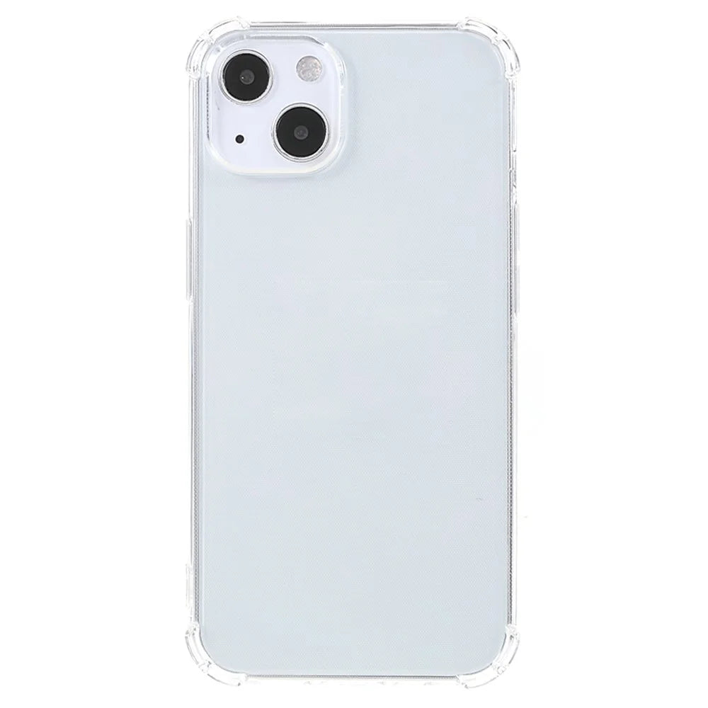 10Pcs For iPhone 13 6.1 inch Anti-drop Phone Cover Watermark-free 1.5mm Clear Corner Protection TPU Case - 2