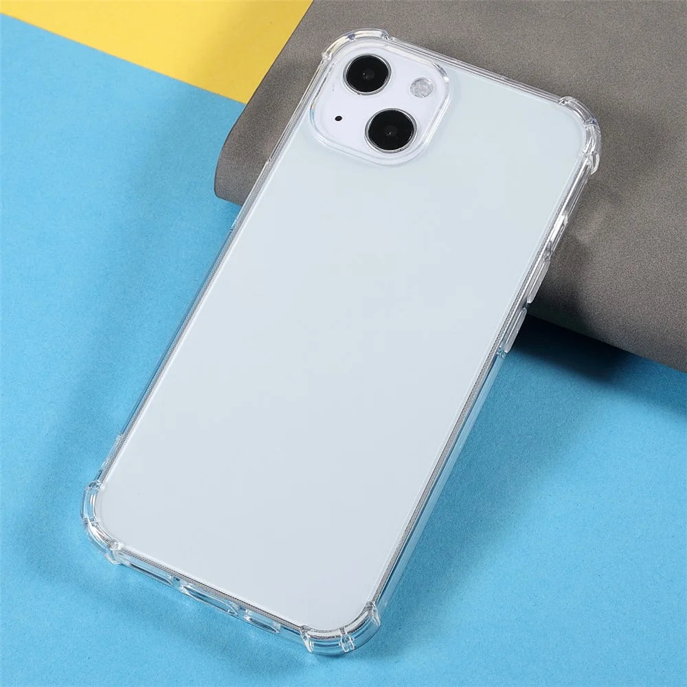 10Pcs For iPhone 13 6.1 inch Anti-drop Phone Cover Watermark-free 1.5mm Clear Corner Protection TPU Case - 3