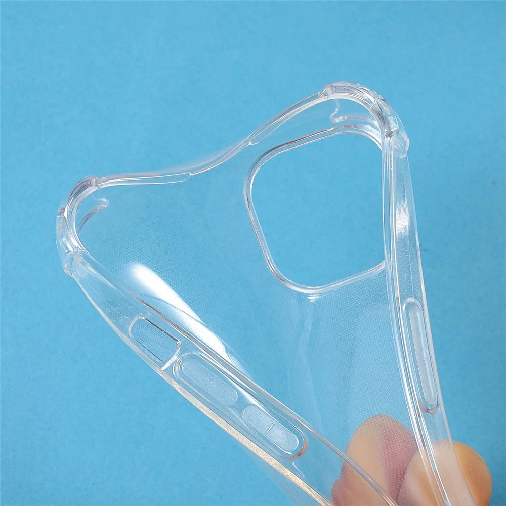 10Pcs For iPhone 13 6.1 inch Anti-drop Phone Cover Watermark-free 1.5mm Clear Corner Protection TPU Case - 7