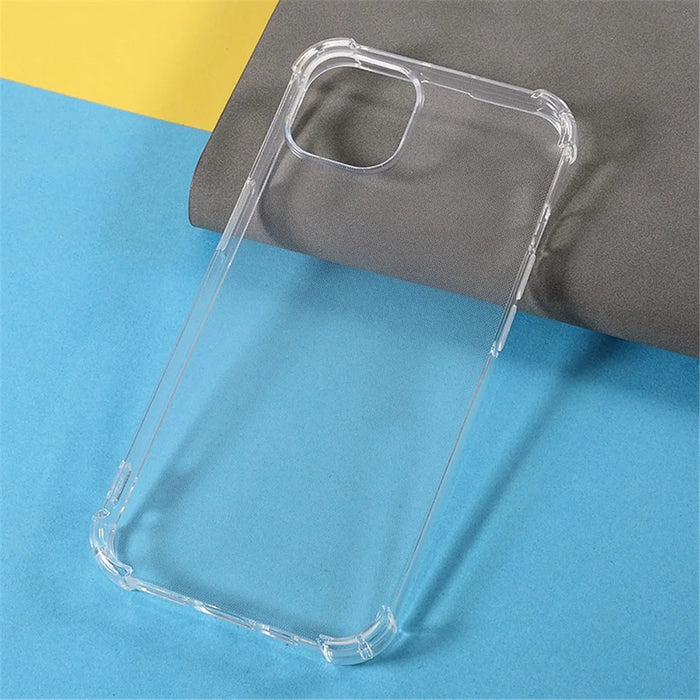 10Pcs Watermark-free Phone Cover for iPhone 14 Plus 1.5mm Clear Corner Protection TPU Case - 6
