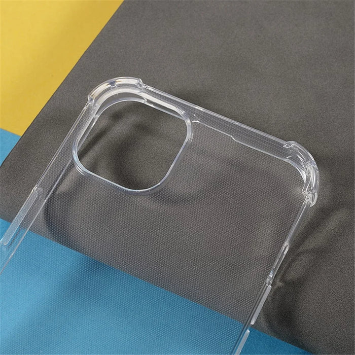 10Pcs Watermark-free Phone Cover for iPhone 14 Plus 1.5mm Clear Corner Protection TPU Case - 7