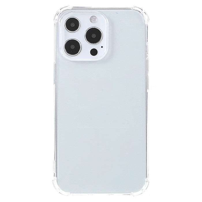10Pcs For iPhone 14 Pro Max Watermark-free Clear Phone Cover Corner Protection 1.5mm TPU Protective Case - 2