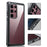 For Samsung Galaxy S22 Ultra 5G Anti-drop Phone Case TPU Frame Clear PC Back Cover with PET Screen Protector - 2