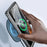 For Samsung Galaxy S22 Ultra 5G Anti-drop Phone Case TPU Frame Clear PC Back Cover with PET Screen Protector - 4