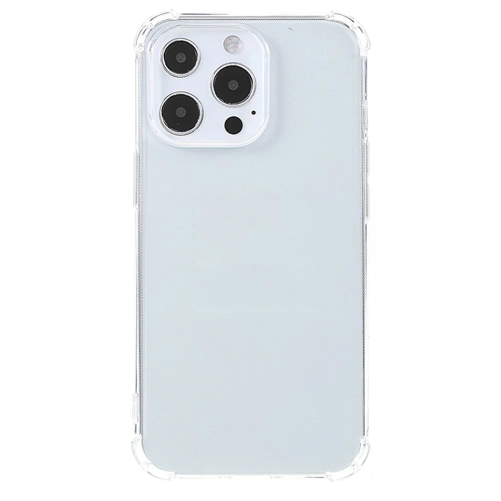 10Pcs Corner Protection Shell for iPhone 13 Pro Max 6.7 inch 1.5mm Watermark-free Clear Phone Cover TPU Case - 2