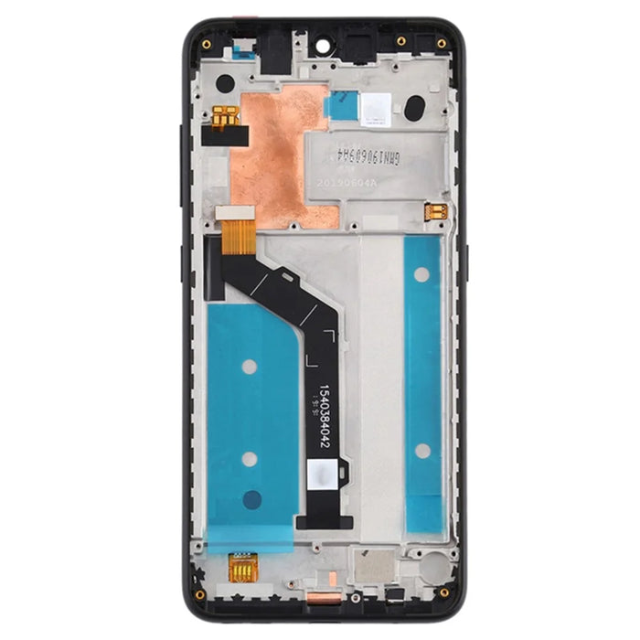 For Nokia 6.2 / Nokia 7.2 Grade C LCD Screen and Digitizer Assembly + Frame Replacement Part - Black - 3