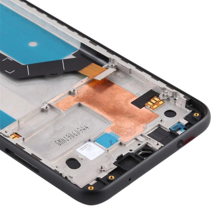 For Nokia 6.2 / Nokia 7.2 Grade C LCD Screen and Digitizer Assembly + Frame Replacement Part - Black - 4