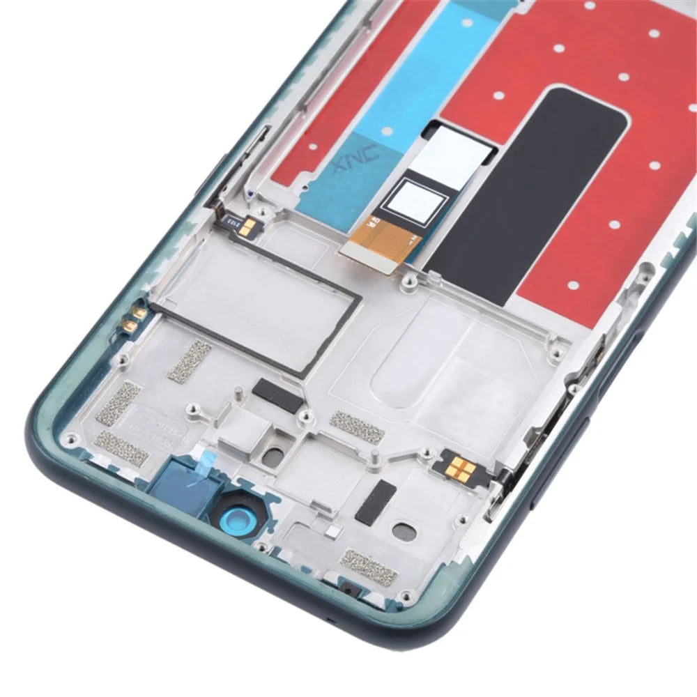 For Nokia X10 5G TA-1350 TA-1332 / Nokia X20 5G TA-1341 TA-1344 Grade C LCD Screen and Digitizer Assembly + Frame Part - Green - 4
