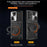 Shockproof Case for Samsung Galaxy A33 5G Kickstand Protective Case TPU PC Phone Shell with Slide Lens Lid - Black - 4