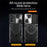 Kickstand Phone Case for Samsung Galaxy A13 4G Slide Lens Protection TPU+PC Back Cover - Black - 2