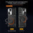 Kickstand Phone Case for Samsung Galaxy A13 4G Slide Lens Protection TPU+PC Back Cover - Black - 4