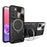 Phone Case for Samsung Galaxy A03s (164.2 x 75.9 x 9.1mm) Kickstand TPU+PC Shell with Slide Camera Cover - Black - 1