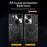 Phone Case for Samsung Galaxy A03s (164.2 x 75.9 x 9.1mm) Kickstand TPU+PC Shell with Slide Camera Cover - Black - 2