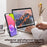 Phone Case for Samsung Galaxy A03s (164.2 x 75.9 x 9.1mm) Kickstand TPU+PC Shell with Slide Camera Cover - Black - 6