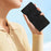 For iPhone 13 Pro Max 6.7 inch Flower Imprint Protection Shell Leather Wallet Stand Phone Case - Black - 7