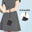 Leather Phone Case for Samsung Galaxy Z Flip4 5G , Rhombus Imprint Cover with Hand Strap and Shoulder Strap - Black - 2