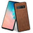 Phone Case for Samsung Galaxy S10 Plus , PU Leather Coated TPU+PC Retro Back Cover - Brown - 1