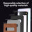 Phone Case for Samsung Galaxy S10 Plus , PU Leather Coated TPU+PC Retro Back Cover - Brown - 6