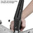 For Google Pixel Fold Magnetic Hinge Protection Phone Case PU Leather+PC Cover with Tempered Glass Film - Leather Texture / Silver - 7