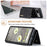 DG.MING M1 Series For Google Pixel 7a Detachable Magnetic Wallet Kickstand Phone Case PC+TPU+PU Leather Back Cover - Black - 5