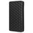 For vivo S17e 5G PU Leather Stand Case Shockproof Rhombus Imprinted Phone Cover - Black - 5