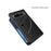 For Google Pixel Fold Hinge Protection PU Leather+PC Cover  Kickstand Phone Case - Litchi Texture / Black - 5
