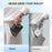 For Google Pixel Fold PU Leather PC+TPU Phone Case Hinge Protection Card Slot Cover with Tempered Glass Film - Black - 3
