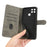 For Realme Narzo 50A RFID Blocking PU Leather Stand Case Drop Proof Phone Wallet Cover with Strap - Black - 5