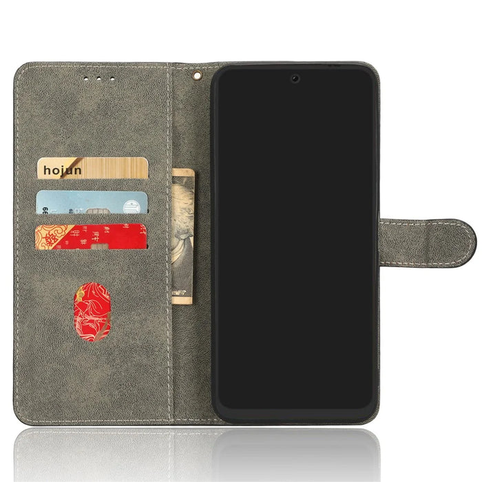 Phone Wallet Cover for TECNO Pova Neo 2 4G LG6n RFID Blocking PU Leather Stand Case with Strap - Black - 2