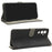 Phone Wallet Cover for TECNO Pova Neo 2 4G LG6n RFID Blocking PU Leather Stand Case with Strap - Black - 3