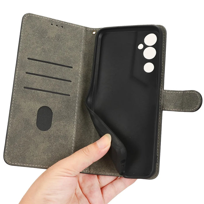 Phone Wallet Cover for TECNO Pova Neo 2 4G LG6n RFID Blocking PU Leather Stand Case with Strap - Black - 5