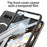 For Google Pixel Fold Magnetic Phone Case PC Kickstand Phone Cover with Tempered Glass Screen Film - Green - 5