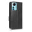 For ZTE Blade V41 Smart Wallet Cell Phone Case PU Leather Imprinted Triangle Stand Cover - Black - 6